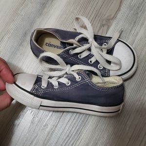 Navy Low Top Converse